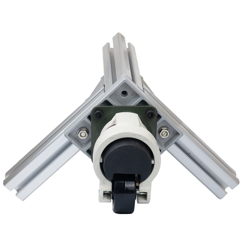 批发4040铝型材通用万向连接板端面轮福马脚轮脚杯地脚安装件16mm