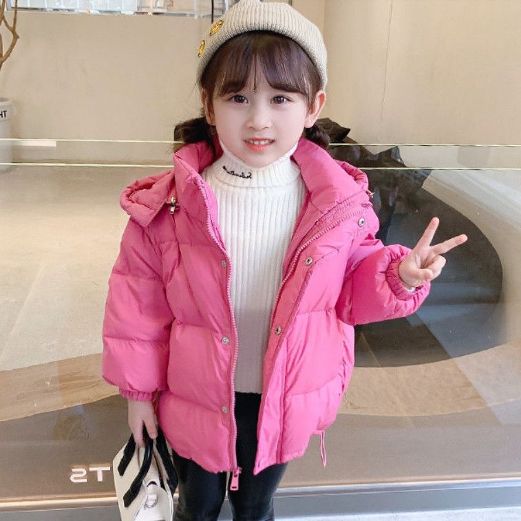 儿童棉衣男女童加厚棉服中小童韩版外套冬季童装宝宝宽松棉袄