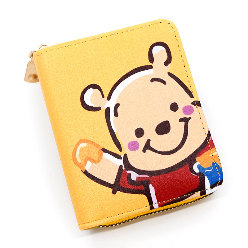 Mini Cartoon Wallet Danny Bear Coin Purse Student Card Holder Coin Purse Two-in-One Carry-on