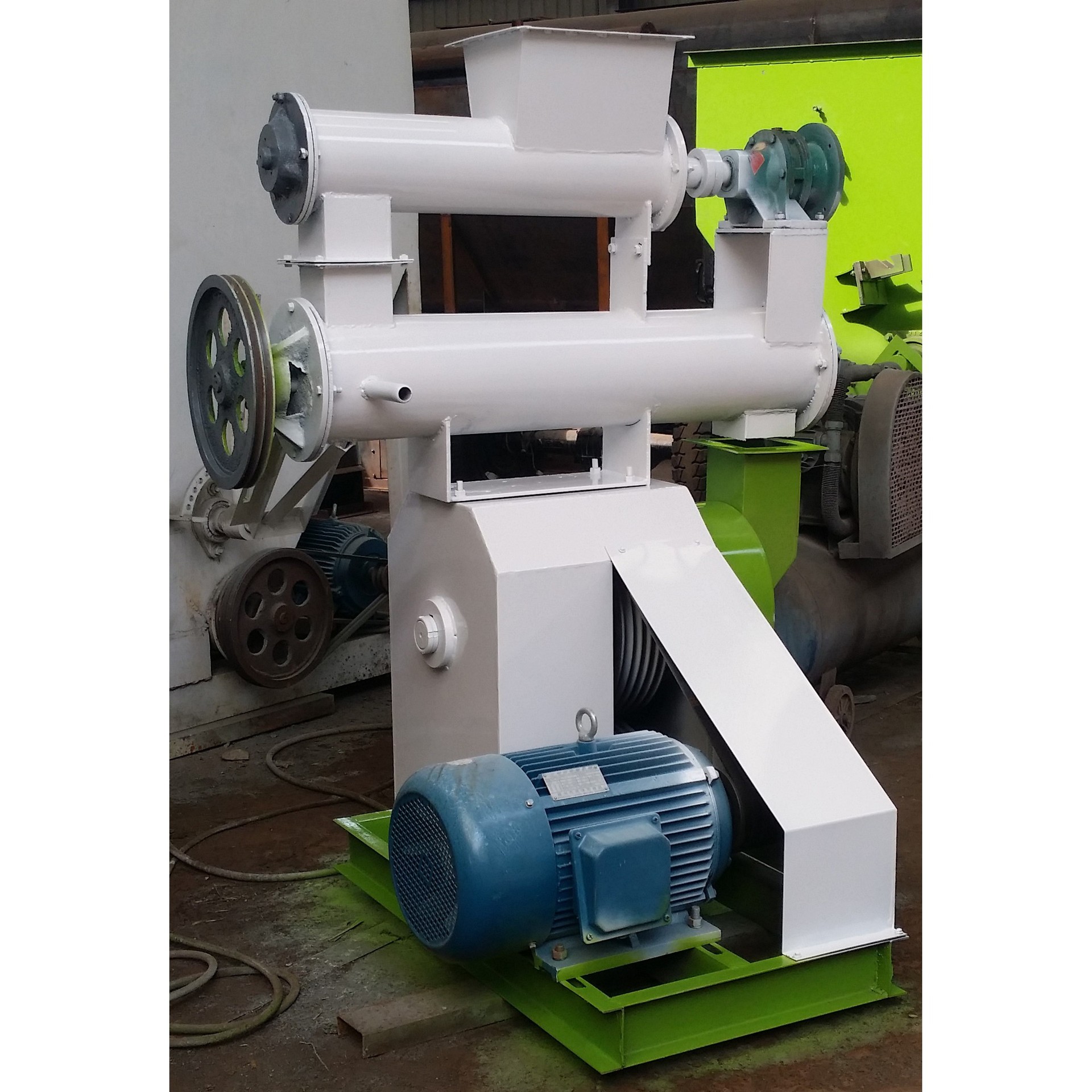 环模饲料颗粒机组 250简易饲料颗粒生产设备 节省成本饲料颗粒机