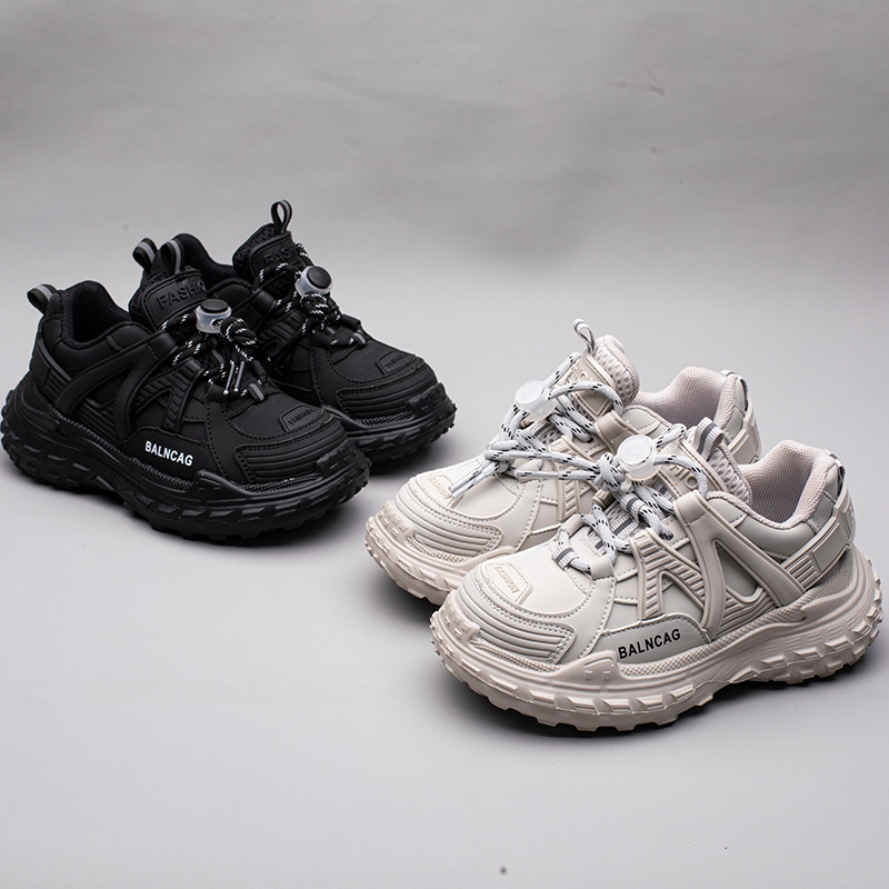 酷奇童鞋儿童运动新款男女童中大童老爹鞋学生运动鞋加绒保暖棉鞋