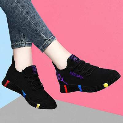 Buy One Get One Free/Two-Pair Package] 20 New Summer Mesh Shoes Mesh Surface Shoes Sneaker Non-Slip Running Leisure Women's Shoes