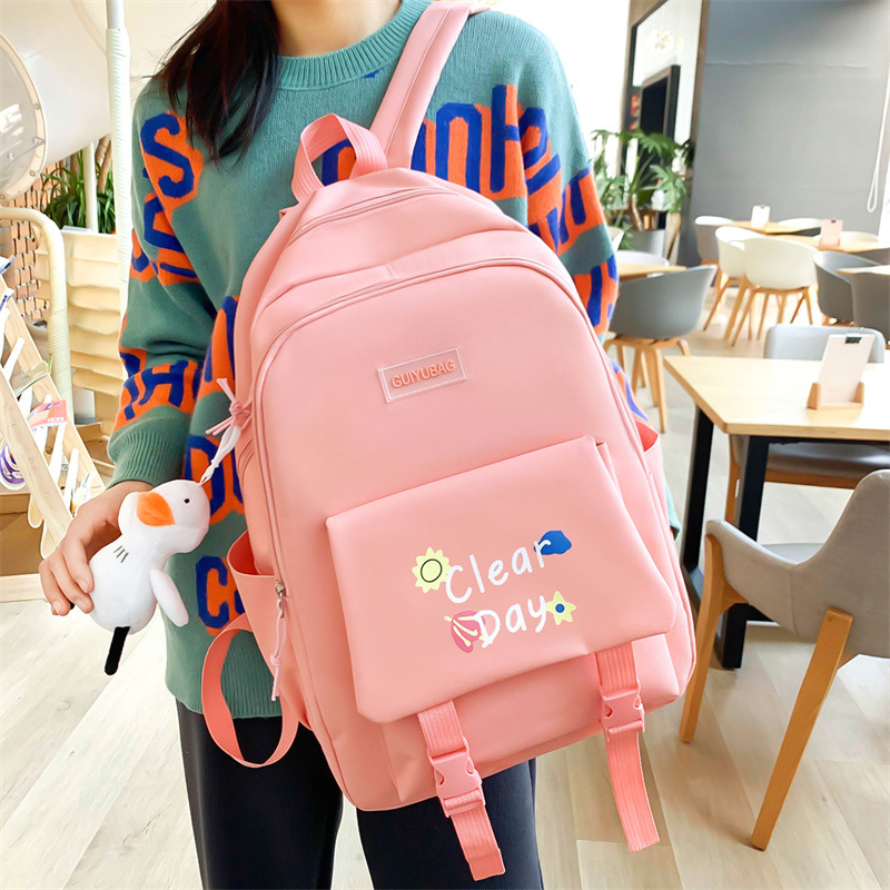 Mori Style Women's Large Capacity Backpack Korean Style High School Student Backpack Fashion Simple Handbag Fashion