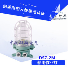 上海船用塑料白炽作业灯DS7-2M 220V15W吸灯式合成树脂明红黄