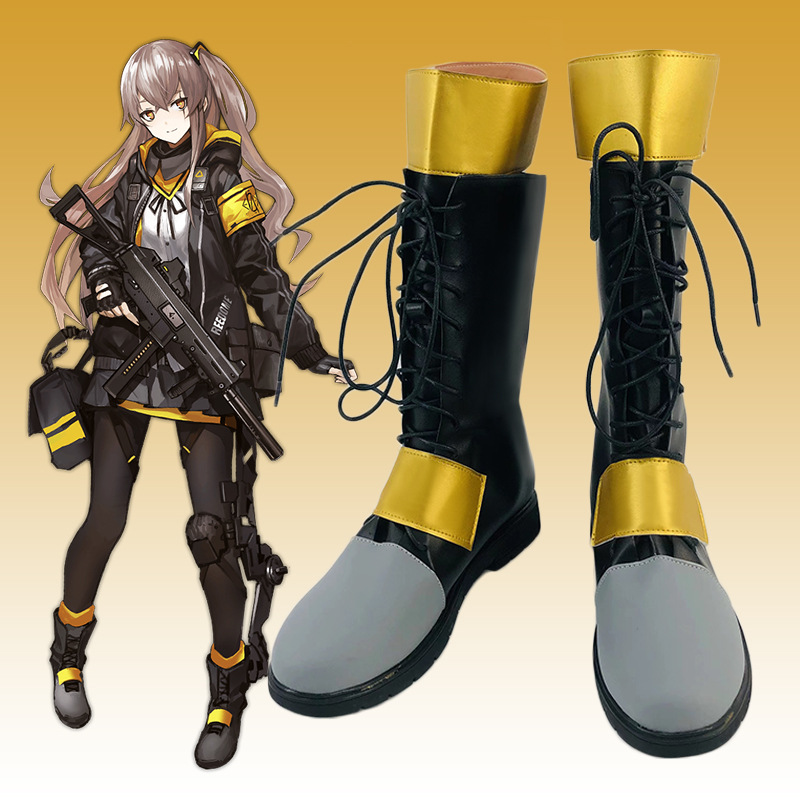 129少女前线 ump45cos鞋cosplay鞋动漫展二次元演出-阿里巴巴