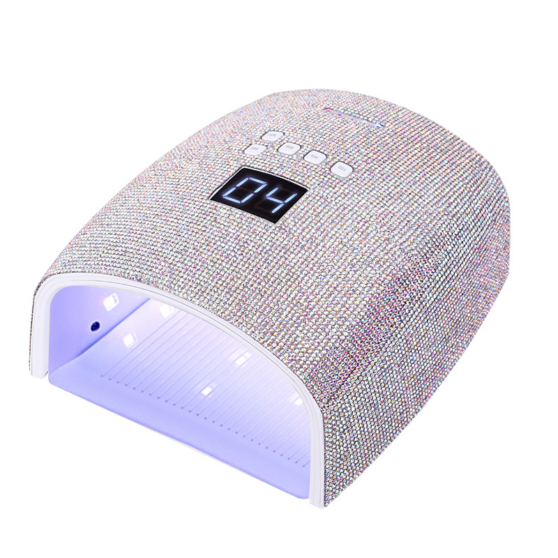 New Inlaid Stick-on Crystals Power Storage Type Manicure Machine UV Lamp Star Diamond Hot Lamp Wireless Portable Charging Nail Phototherapy Machine