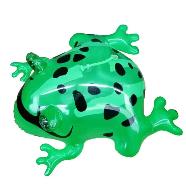 Internet Celebrity Inflatable Luminous Frog Balloon Wholesale Bouncing Lonely Frog Inflatable Children Stall Night Market Hot Sale