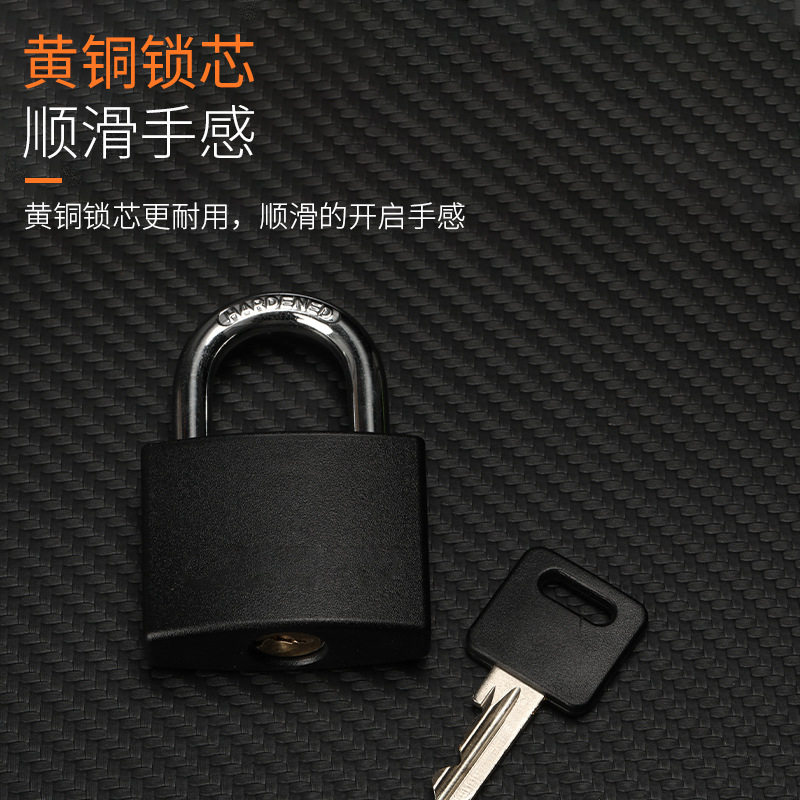 Popular Foreign Trade Products Amazon Exclusively for Color Shell Small Aluminum Lock Candy Color with Key Shell Aluminum Lock