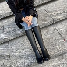 长筒靴女秋冬百搭平底显瘦不过膝长靴骑士靴瘦瘦高筒弹力靴41一43