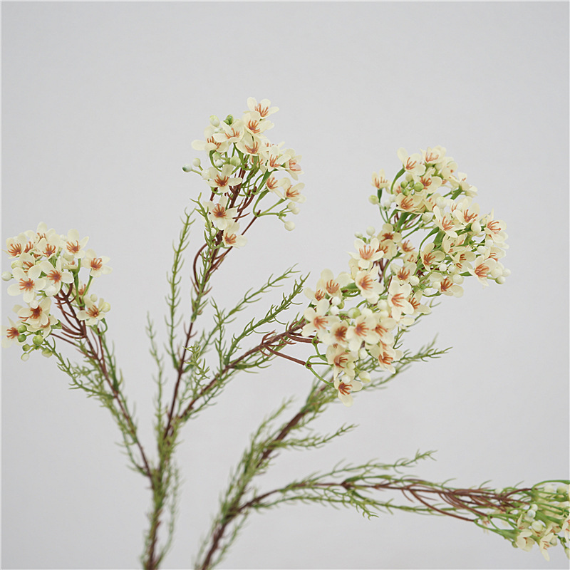 北欧小清新仿真花澳洲腊梅客厅卧室花瓶插花摆件室内绢花假花摆设