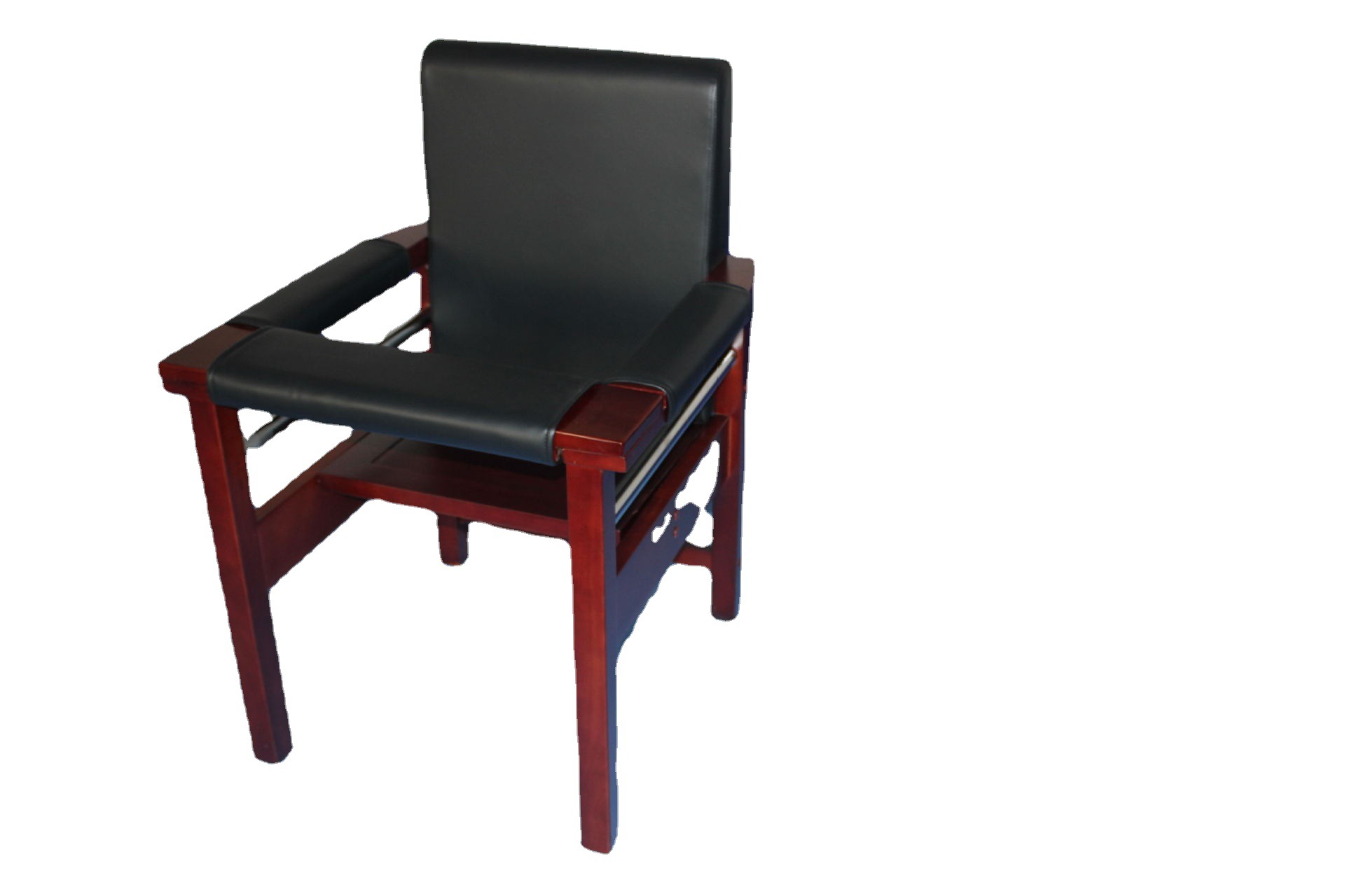 法院法庭检查院审讯椅 翻转站立椅 犯人栏 软包实木犯人椅