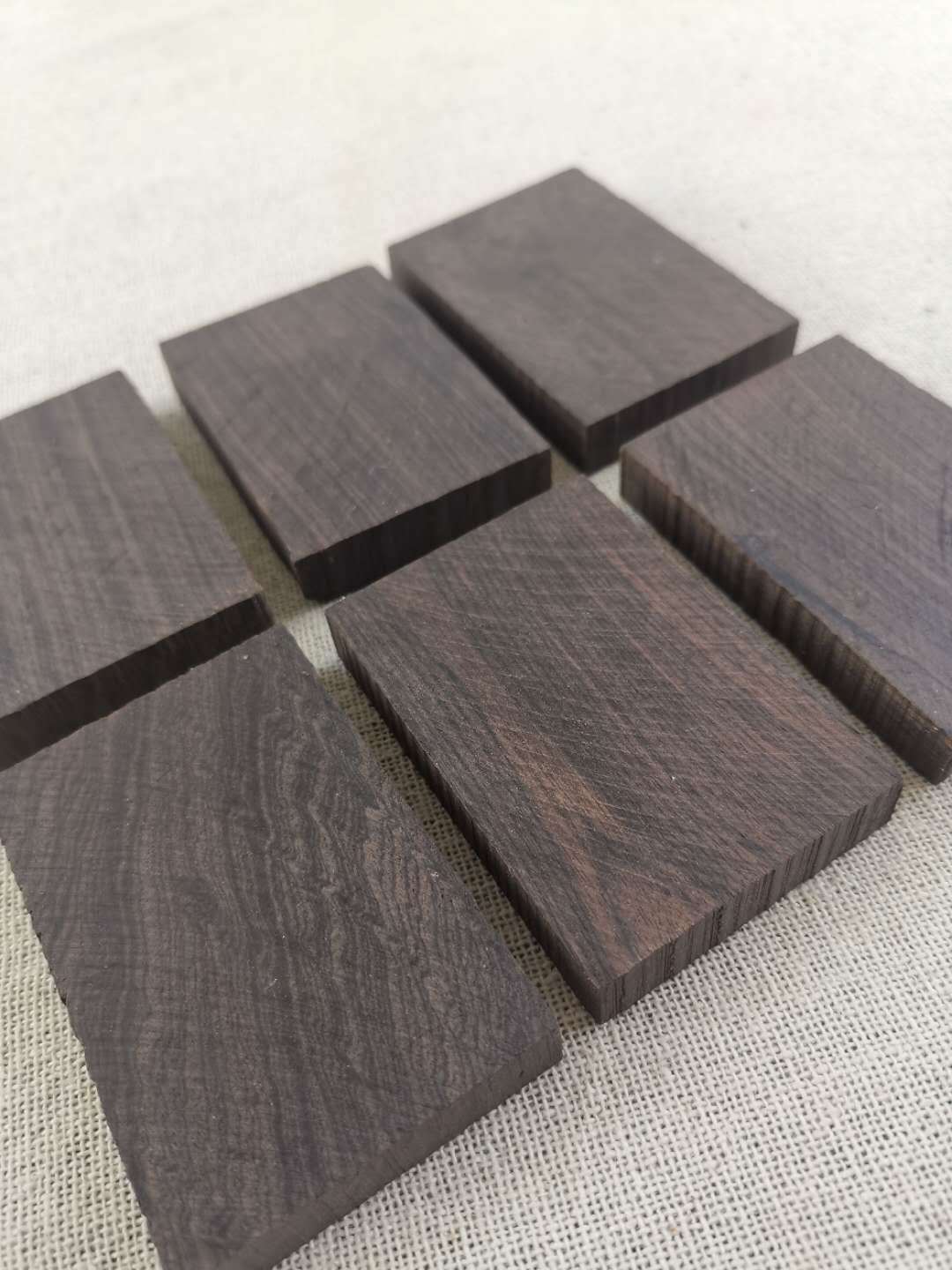 紫光檀黑檀原木科檀蛇纹木平安牌红木木料小料无事牌料 diy手工