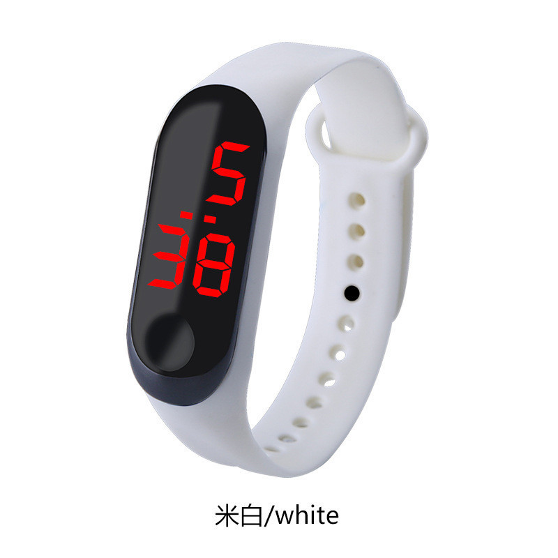 [M3] Spot Factory Button Led Bracelet Watch Children's Male and Female Students Exercise New Gift Watch