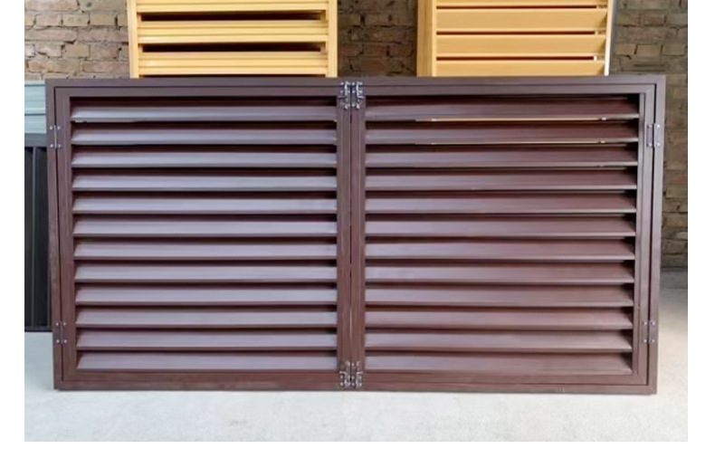 锌钢百叶窗 采光井通风井百叶窗通风口百叶窗烟囱风机百叶窗风口