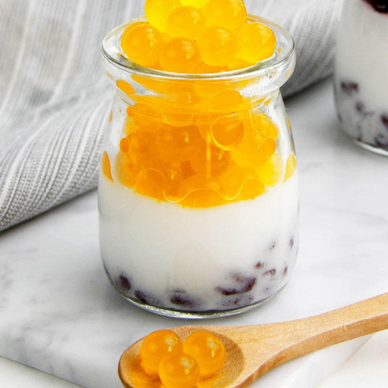 包邮芒果爆爆珠奶茶优格爆珠莓味水蜜桃味珠爆爆寒天晶球果味酱