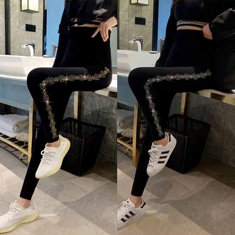 Modal Basic Leggings Women's Spring and Summer Thin Breathable Cropped Pants Outer Wear High Waist Shaping Slimming Skinny Pants