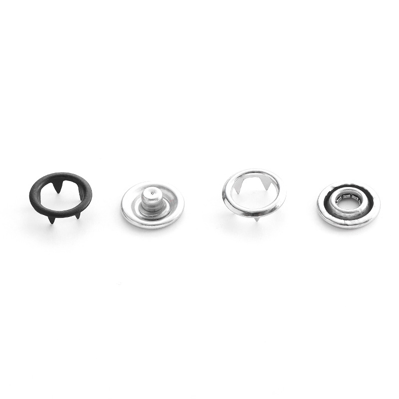 [New Tool] Metal Color Hollow Solid Snap Fastener Set Prong Snap Button Baby Hidden Hook Snap Button Mother and Child