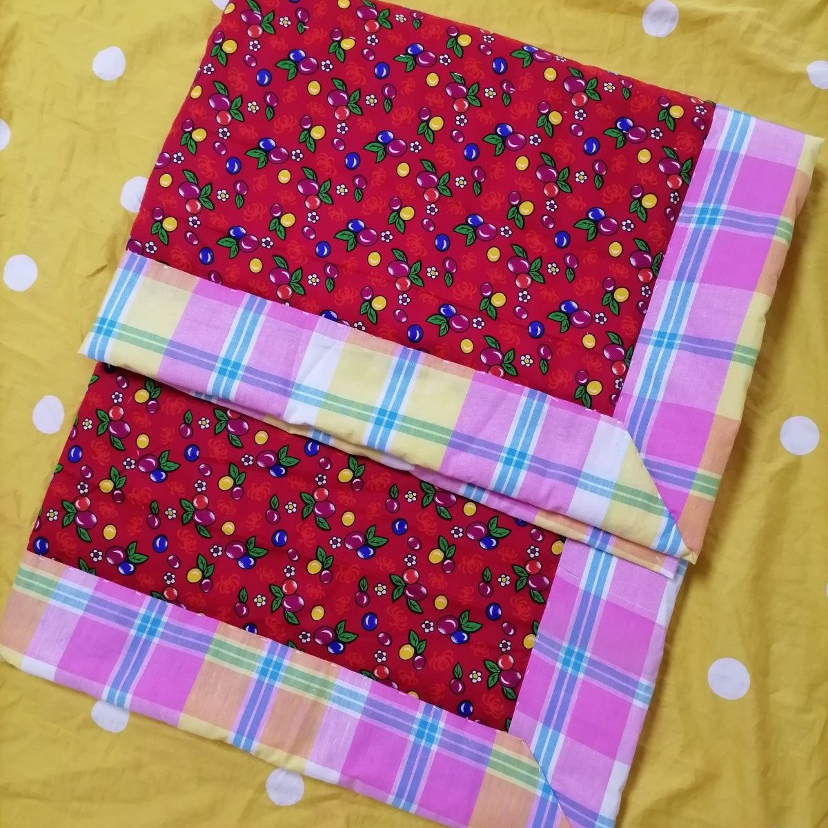 婴儿包被新生儿抱被天然棉花纯手工包边小棉花被儿童盖被小被子褥