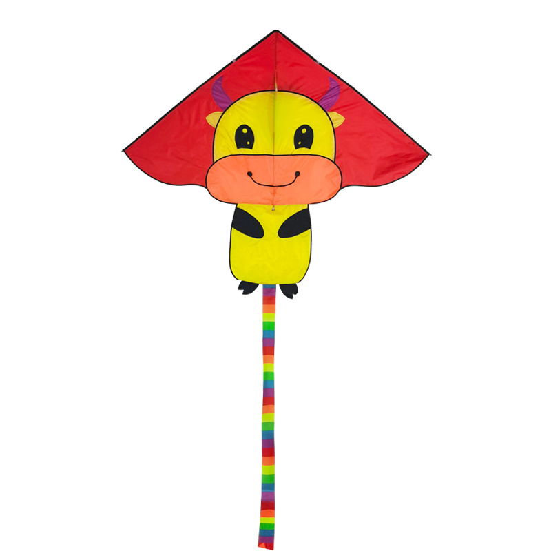 2021年新款金牛风筝酷翔牛气冲天风筝微风好飞儿童风筝潍坊风筝