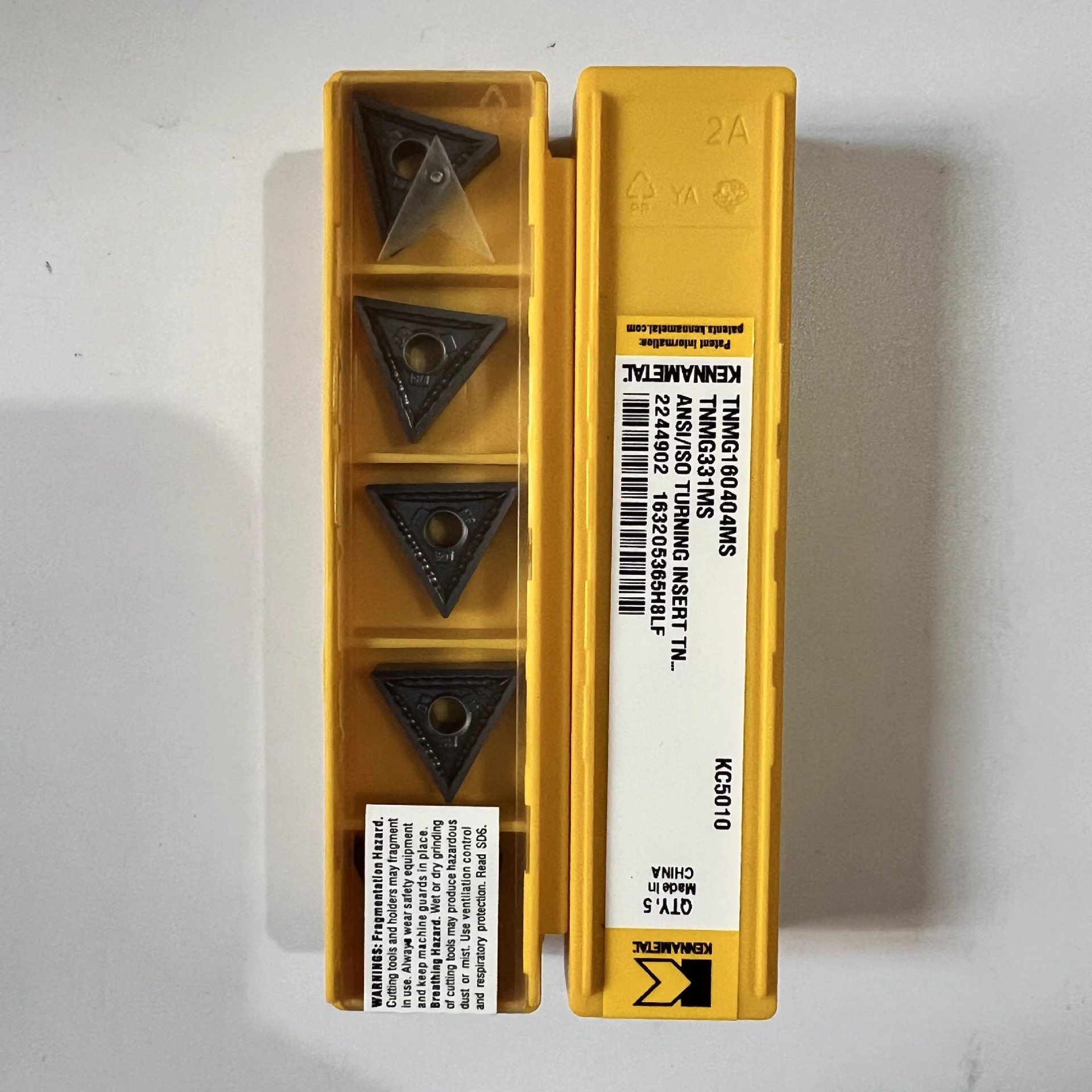 美国肯纳tnmg160408ms kc5010 数控刀片 tnmg160404ms kc5010现货