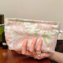 ins pouch for coins 化妆包中号便携旅行眉笔口红收纳包帆布袋