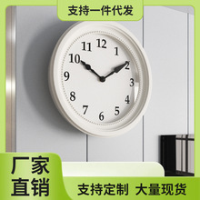 40HP艺术钟表挂钟大气客厅静音家用时尚时钟挂墙2023新款欧式石英