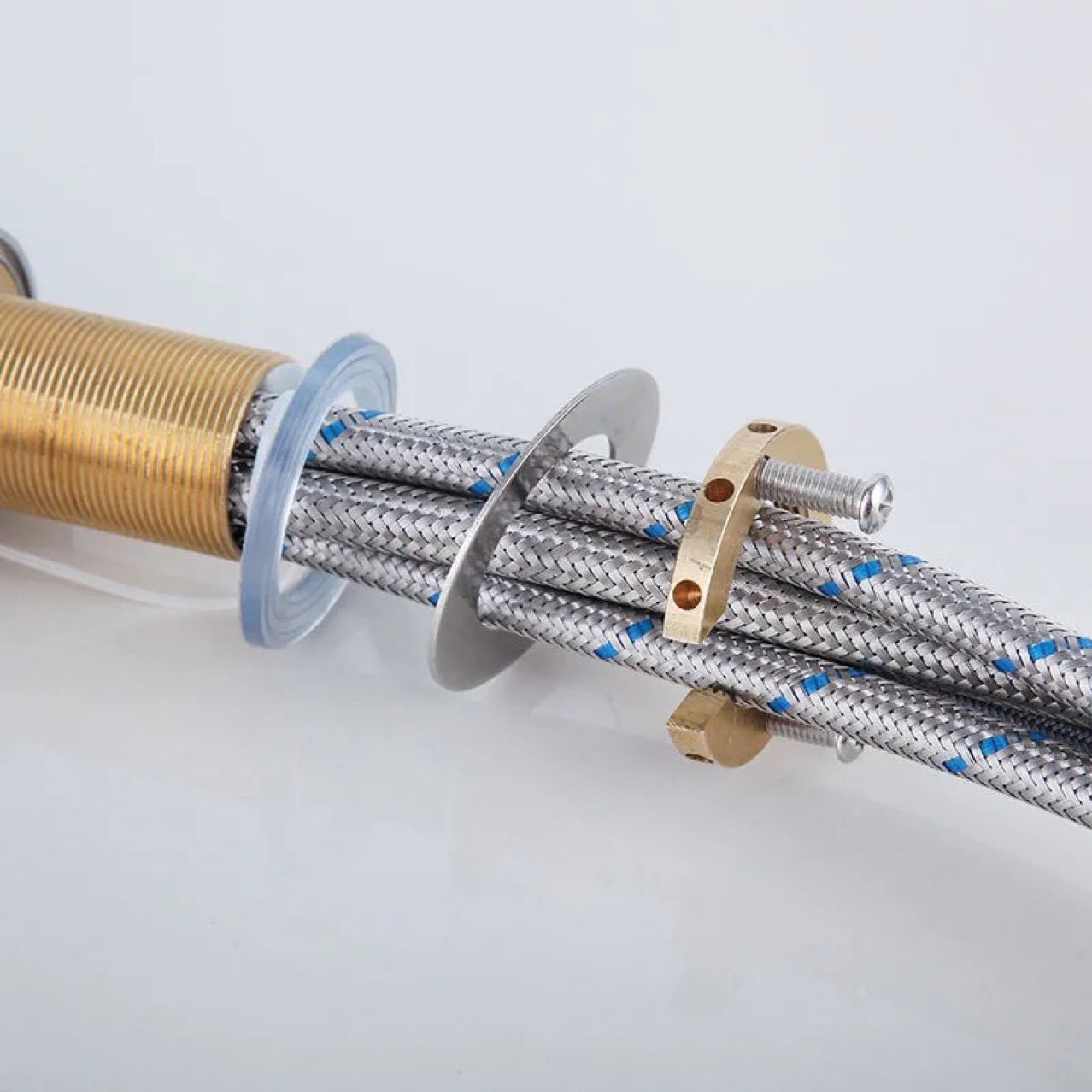 厨房水龙头防松动螺母 水龙头固定神器 开口螺母垫片水龙头紧固件