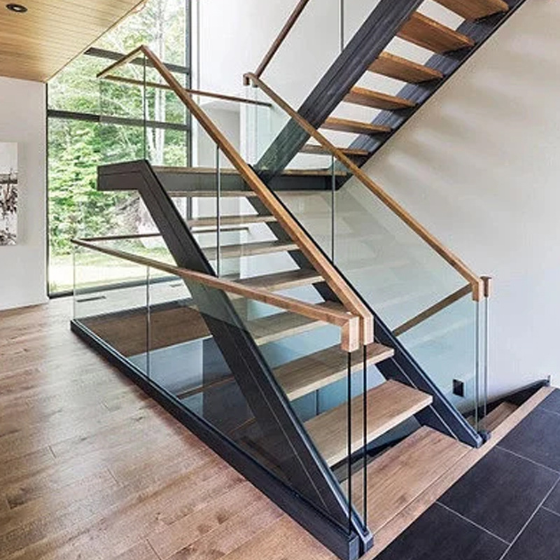 玻璃楼梯扶手u型槽 阳台栏杆护栏槽钢地槽 预埋镀锌钢槽碳钢卡槽