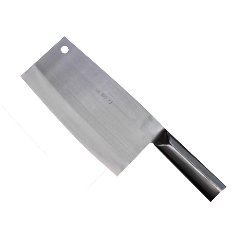 广西龙黄师傅江湖地摊一体钢柄切片切菜不锈家用商用铬钢刀