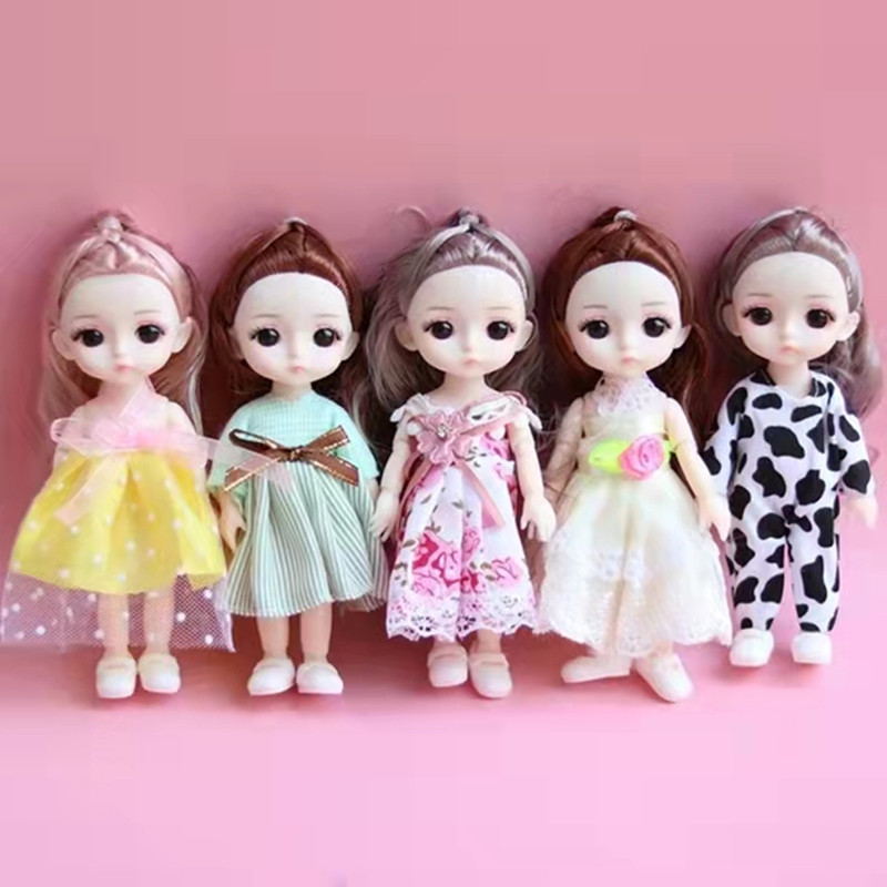 Cross-Border Mini 17cm Childlike Babi Doll 6-Inch Girls' Doll Trade Wholesale Children's Toy Manufacturer