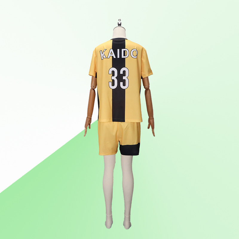 Qingzhi Reed Cos Costume Qingjing Men's Short-Sleeved T-shirt Sports Football Clothing Team Anime Cosplay Clothing