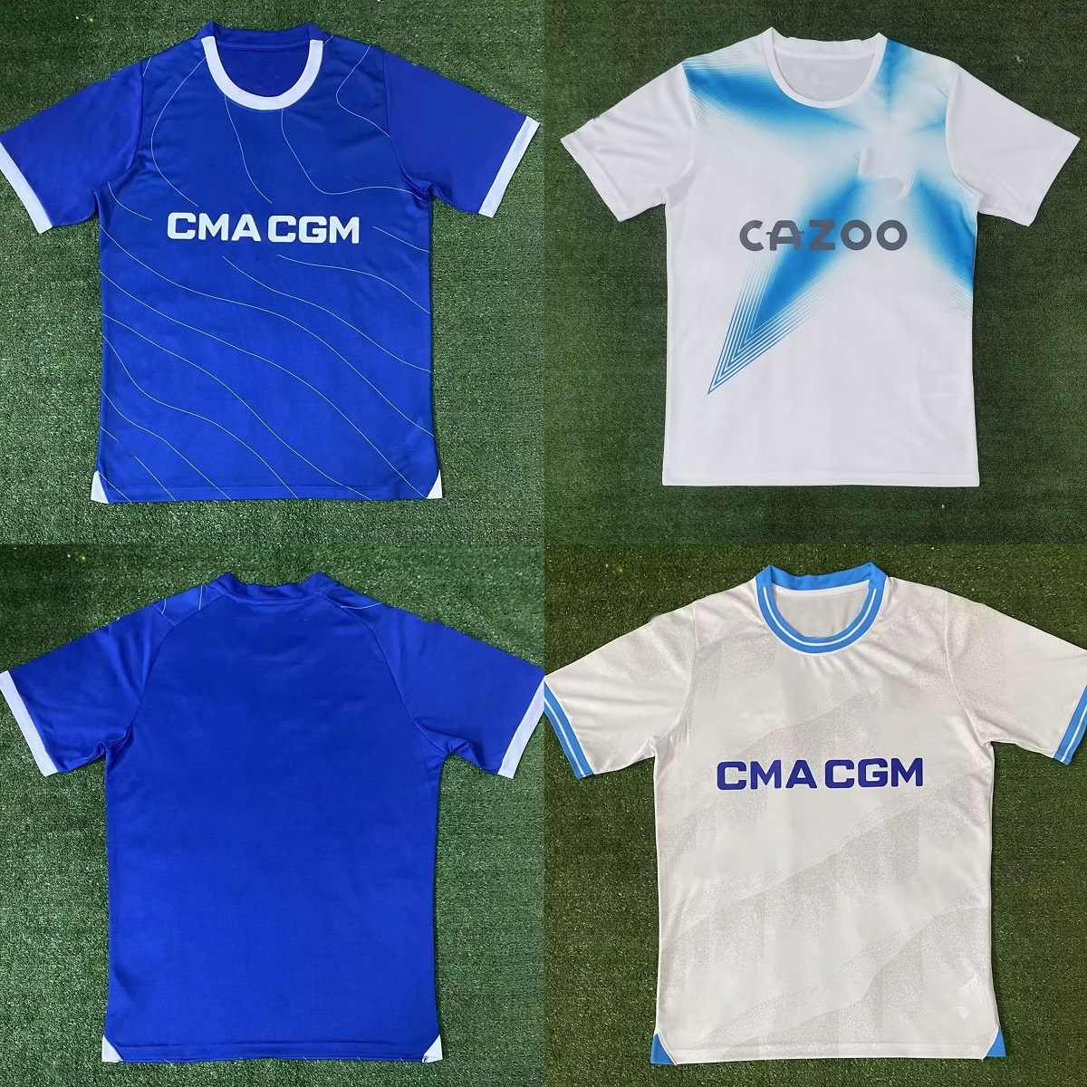 马赛球衣23-24赛季主客场纪念版短袖 桑切斯 10号奥巴梅杨足球服