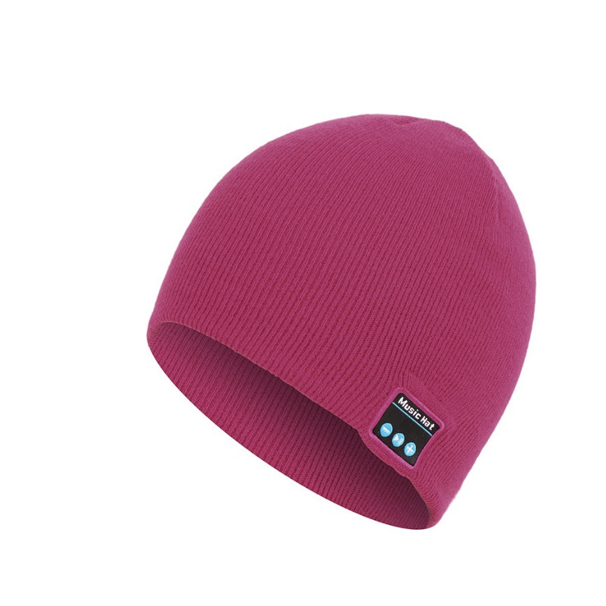 直销蓝牙5.0无线耳机针织套头帽冬季保暖通话音乐蓝牙帽子蓝牙帽