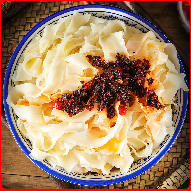 刀削面批发3/5/10斤河南干面条手工大宽面条送酱料整箱挂面油泼面