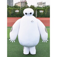 大白卡通人偶服装发单行走表演道具超能陆战队幼儿园可爱玩偶头套