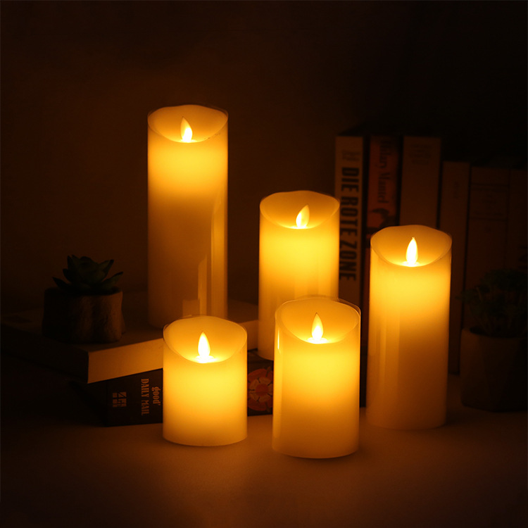 Led Smokeless Paraffin Simulation Swing Electric Candle Lamp