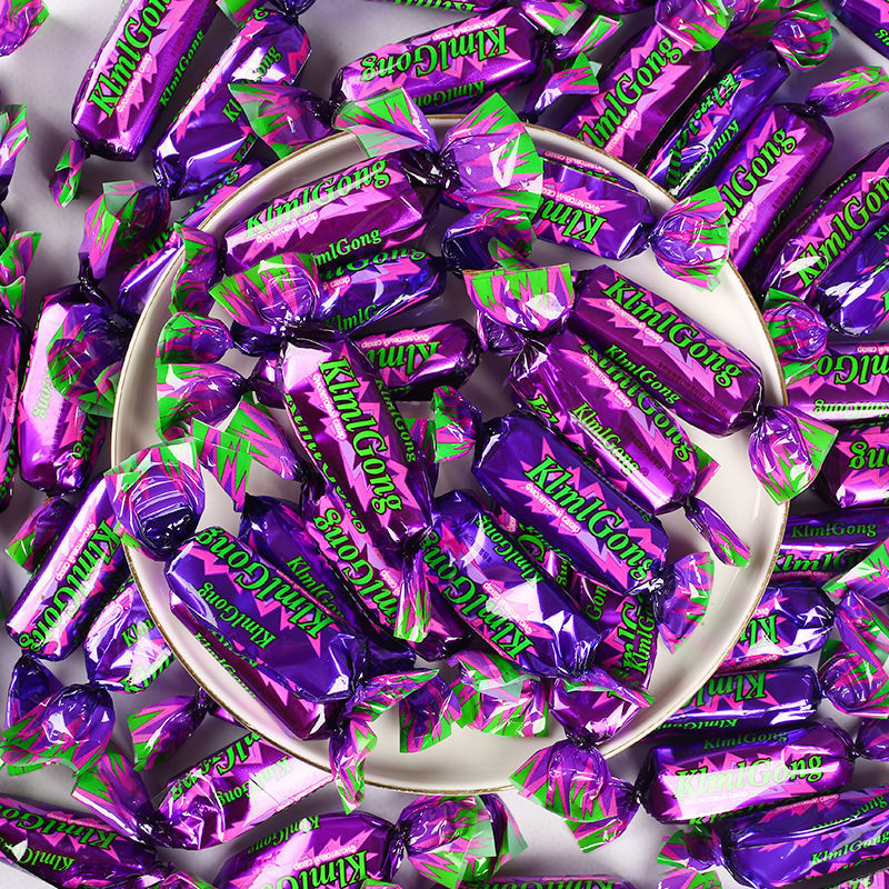 巧克力批发糖果大量风味紫皮糖酥糖夹心糖婚庆年货喜糖国产亚马逊