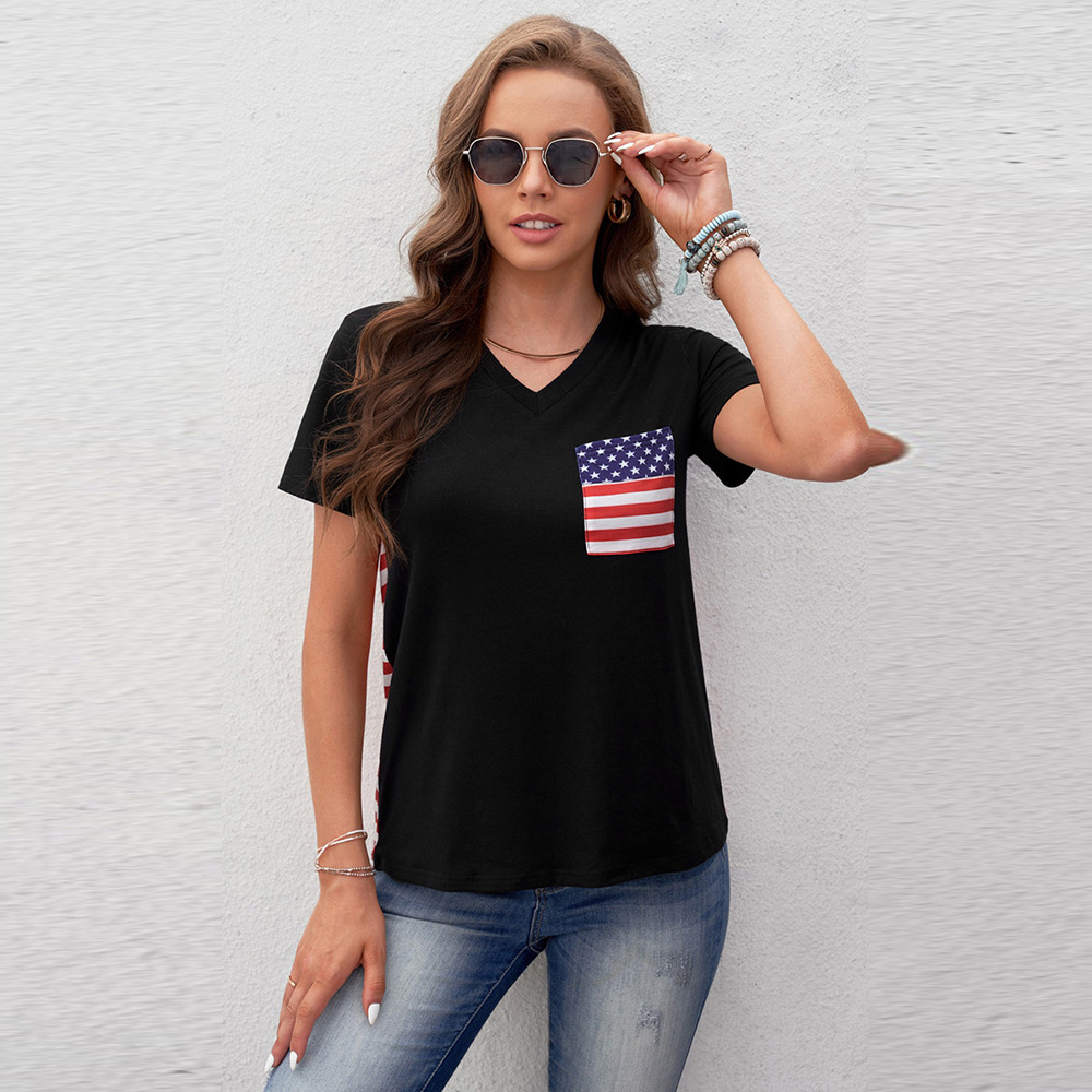 美国国旗t恤衫图片