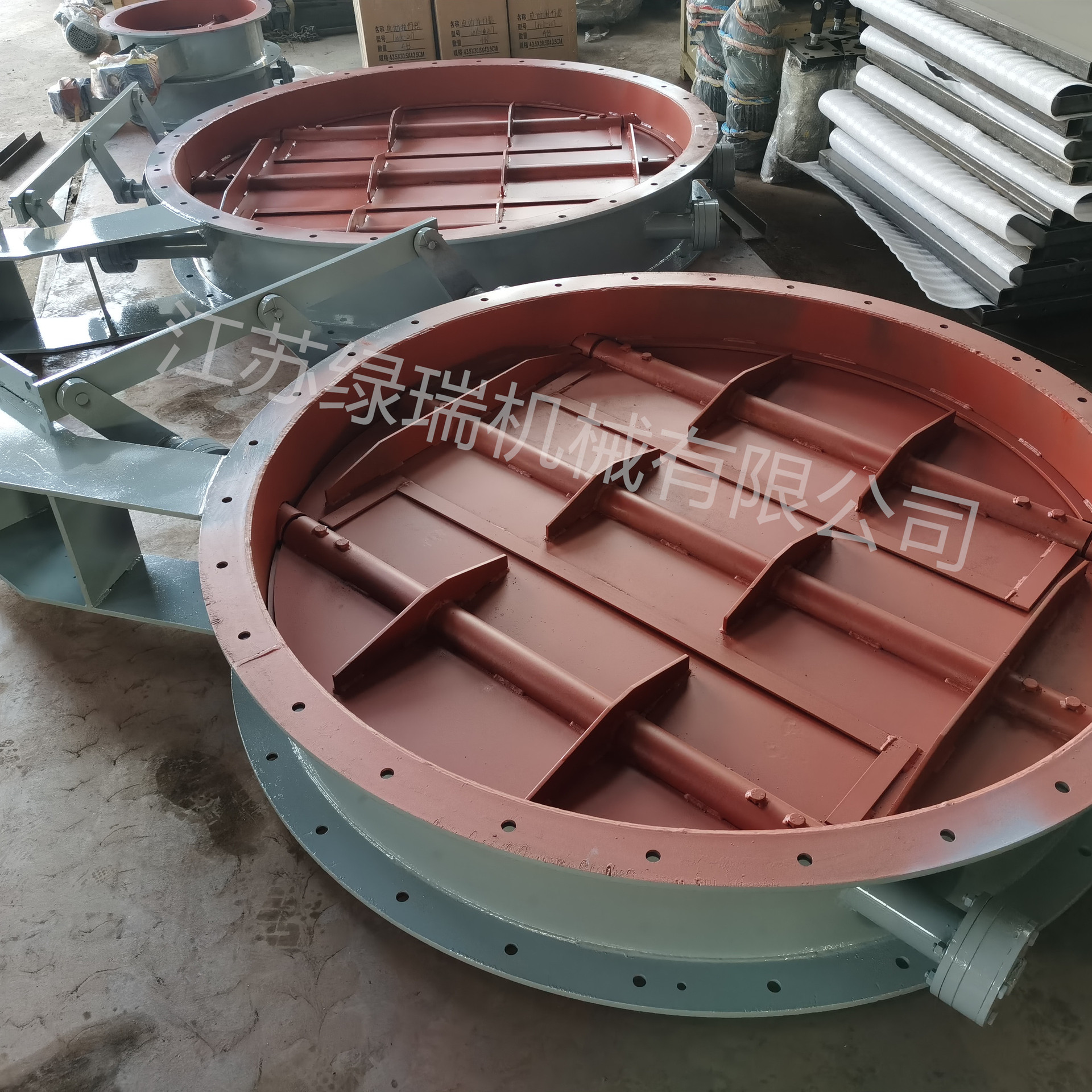 江苏绿瑞百叶阀 电动百叶阀 通风蝶阀 耐高温百叶阀 规格齐全