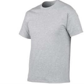 外贸欧美男士夏季短袖T恤圆领纯棉运动时尚上衣纯色光板广告衫