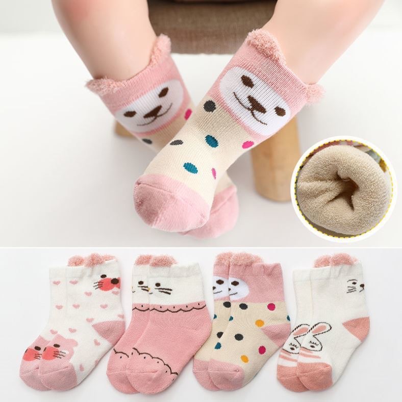 0-3 years old newborn cotton kid‘s socks terry socks baby terry socks thickened winter baby‘s socks tube socks