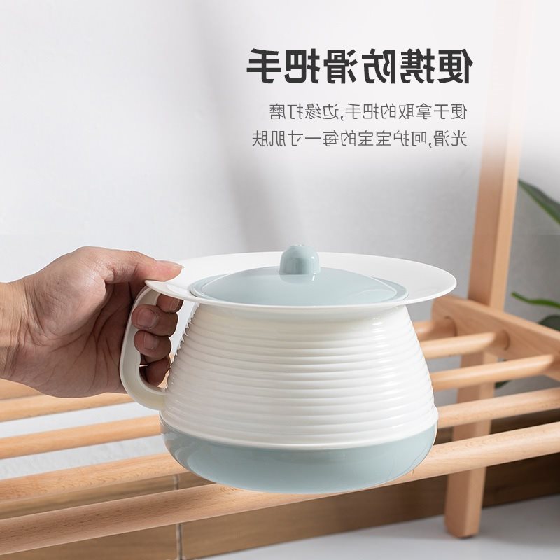 家用手提痰盂塑料加厚儿童便盆尿壶坐便器男女带盖小成人尿盆