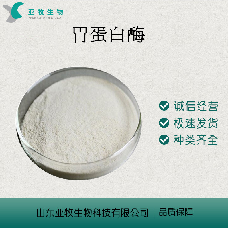 供应食品级胃蛋白酶含糖胃蛋白酶酶制剂1kg起订