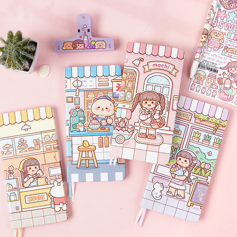 小麻薯weeks手账本 少女心日程本迷你网格手帐本方格内页周计划本