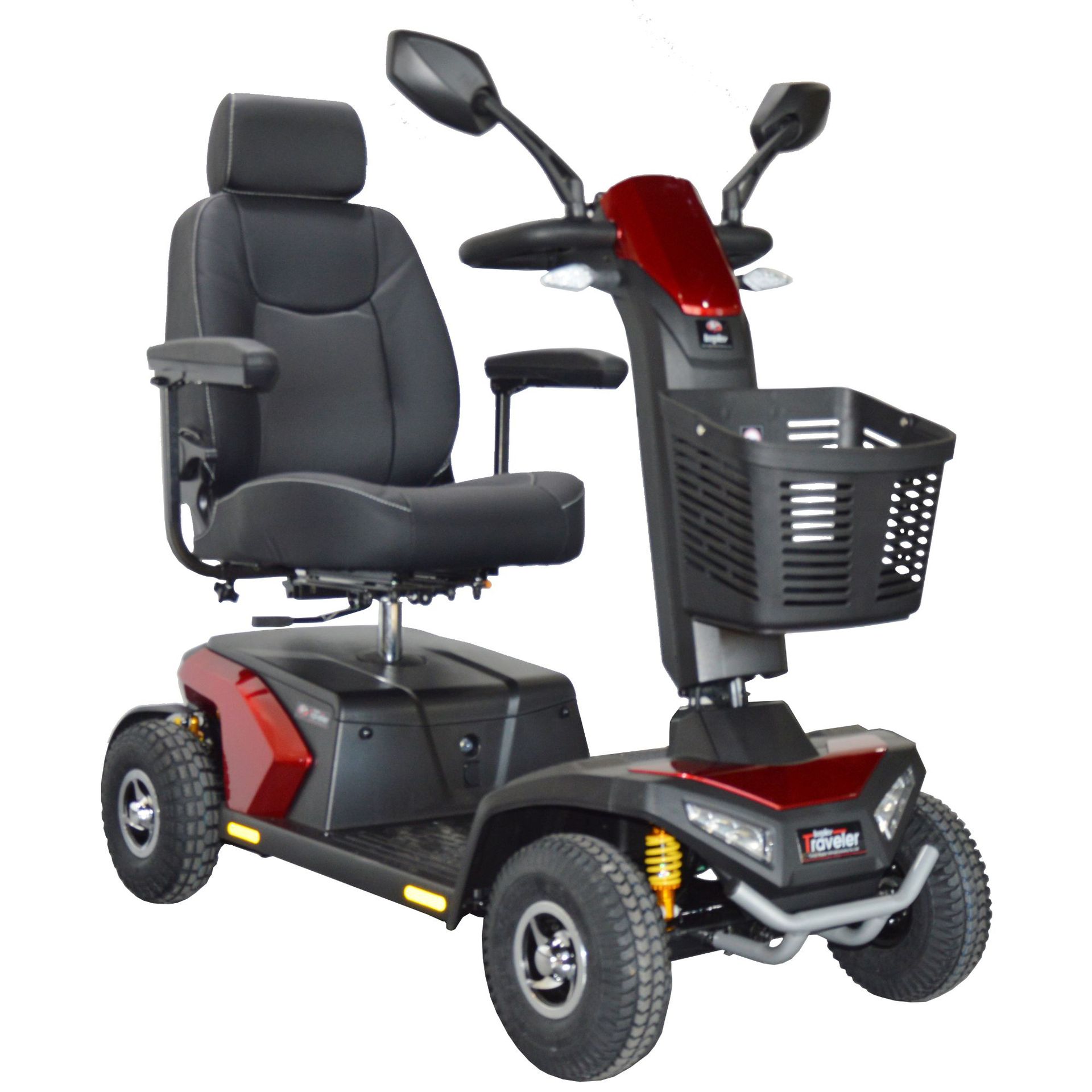 开天乐老人代步车四轮电动残疾人家用中型豪华电动轮椅车电瓶车