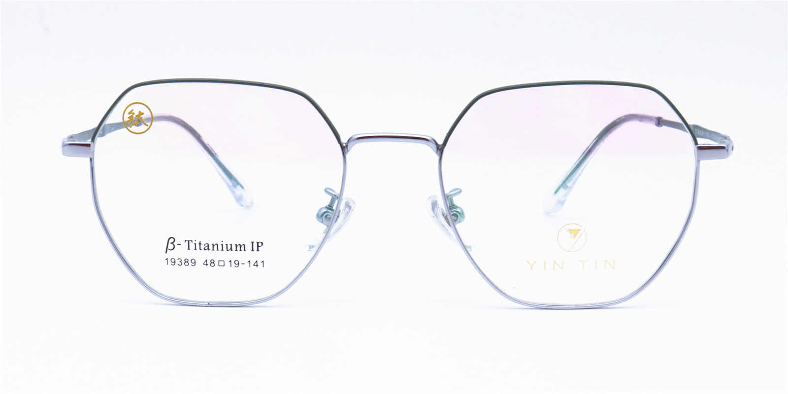 新款β钛配镜多边形平光镜男女小号宽边眼镜框b钛光学眼镜架