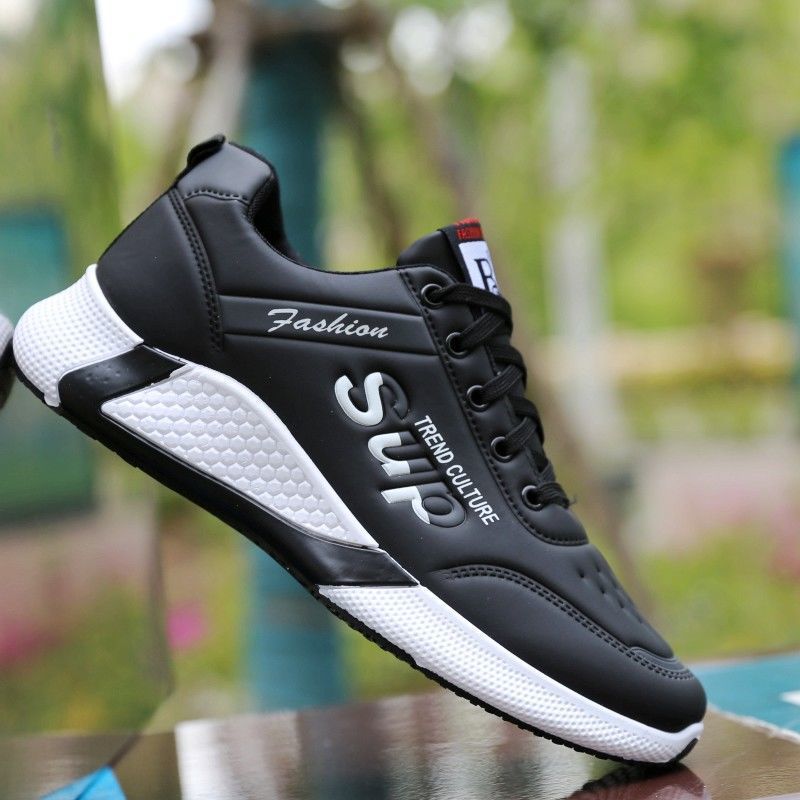 2023 New Men's Sneaker Student Platform Casual White Shoes Outdoor Running Shoes Foreign Trade plus Size Men's Shoes