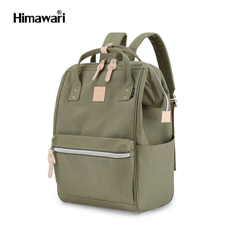 Himawari Travel Mummy Large Capacity Male and Female Students Backpack Lightweight Backpack Running Away from Home Computer Bag