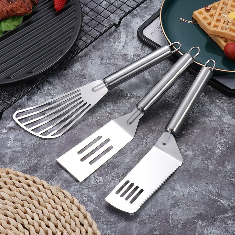 料理铲 多用煎铲 烧烤铲套装 铁板烧清洁铲料理铲 管柄牛扒铲