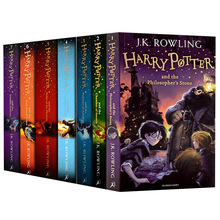 英文小说书Harry Potter哈利波特全集1-7册套装哈利波特与魔法石